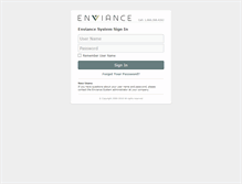 Tablet Screenshot of go.enviance.com